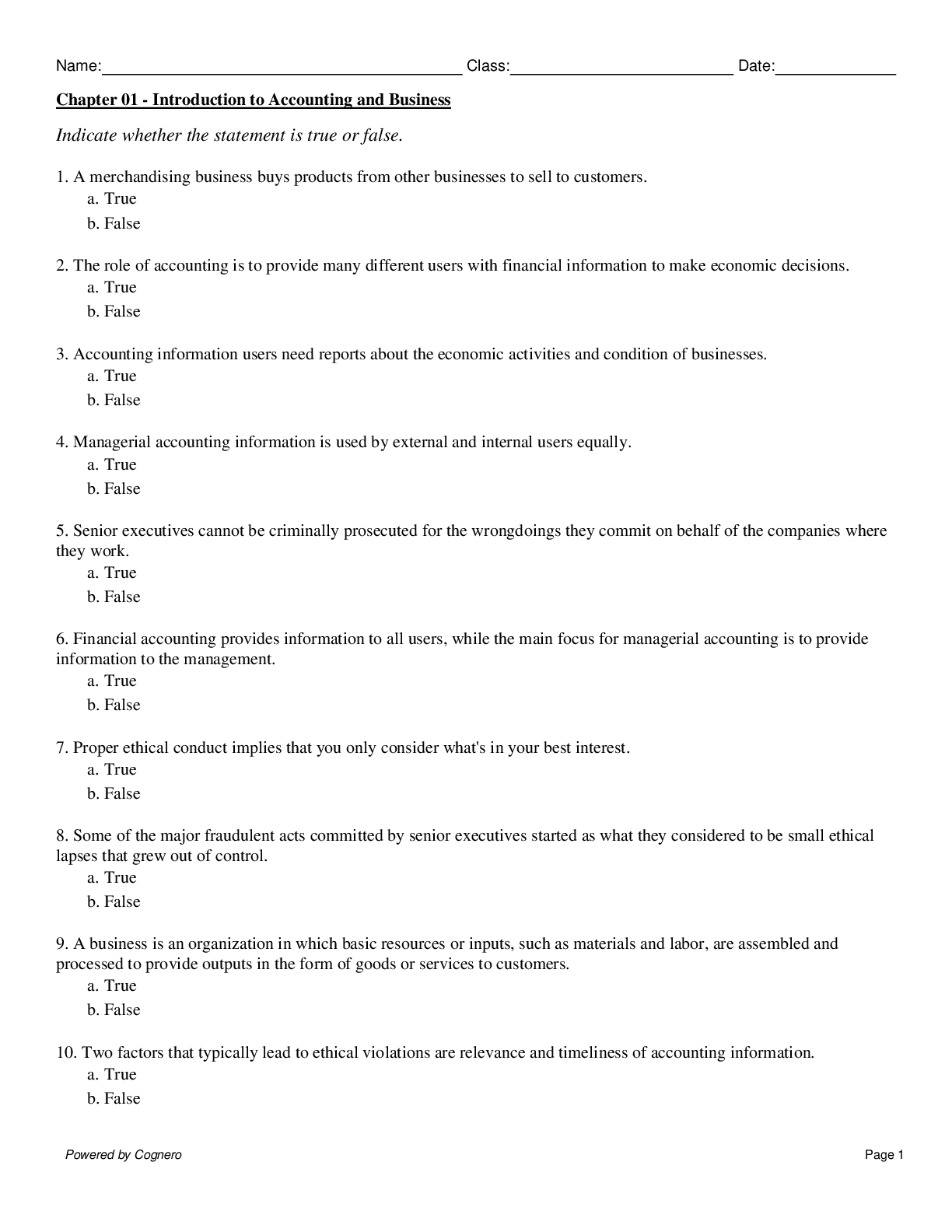 Preview of Financial Accounting, 16e Carl Warren, Christine Jonick, Jennifer Schneider (Test Bank)